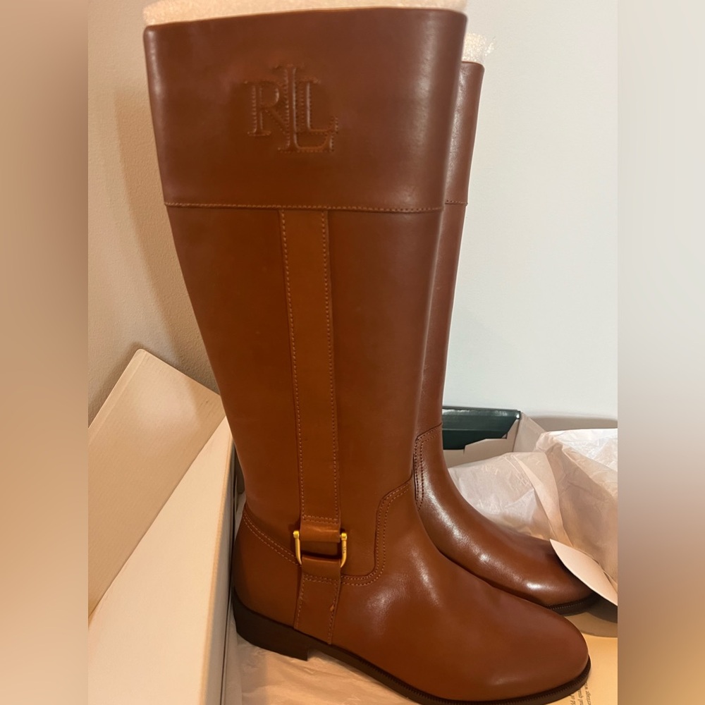 Brand new pair of tall Ralph Lauren boots.